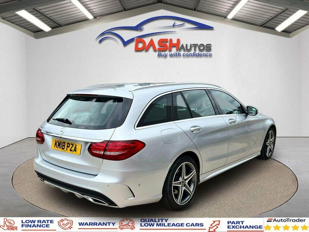Mercedes-Benz C Class 2.1 C220d Amg Line G-tronic Euro 6 Ss 201 KM18PZA Silver #2