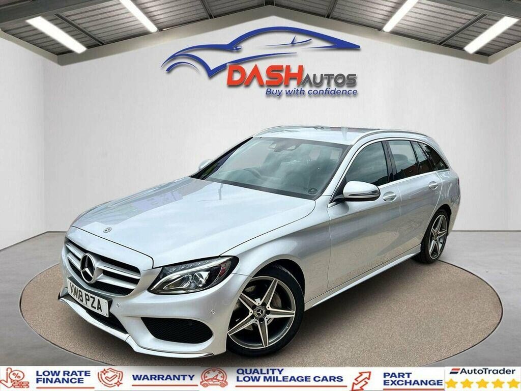 Mercedes-Benz C Class 2.1 C220d Amg Line G-tronic Euro 6 Ss 201 KM18PZA Silver #5
