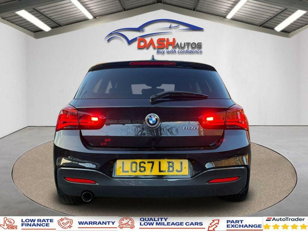 BMW 1 Series 2.0 118D M Sport Shadow Edition Euro 6 Ss LO67LBJ Black #6