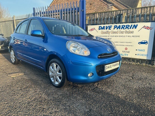 Nissan Micra Hatchback 1.2 Dig-s Acenta 201212 Blue