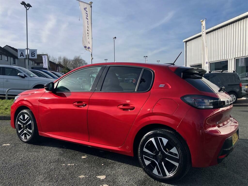 Peugeot e-208 50Kwh E-style 7.4Kw Charger OV24TZR Red #5