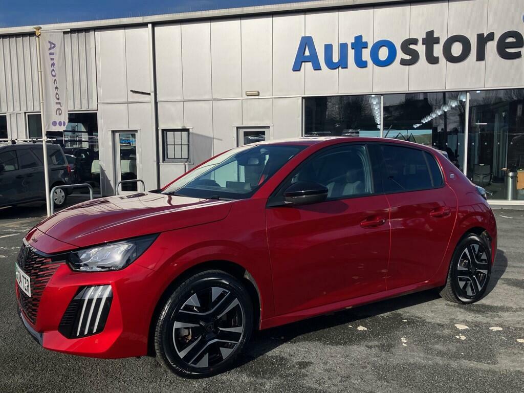 Peugeot e-208 50Kwh E-style 7.4Kw Charger OV24TZR Red #3