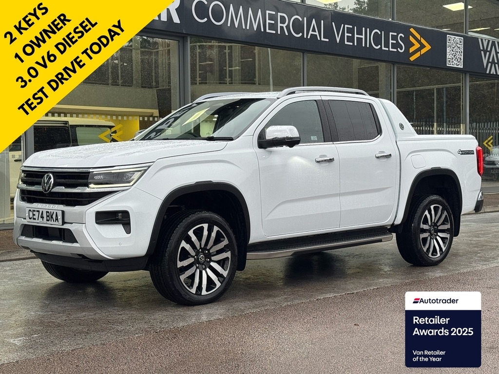 Volkswagen Amarok Tdi 3.0 V6 Aventura 240Ps 1 Owner 2 Keys With 360 White