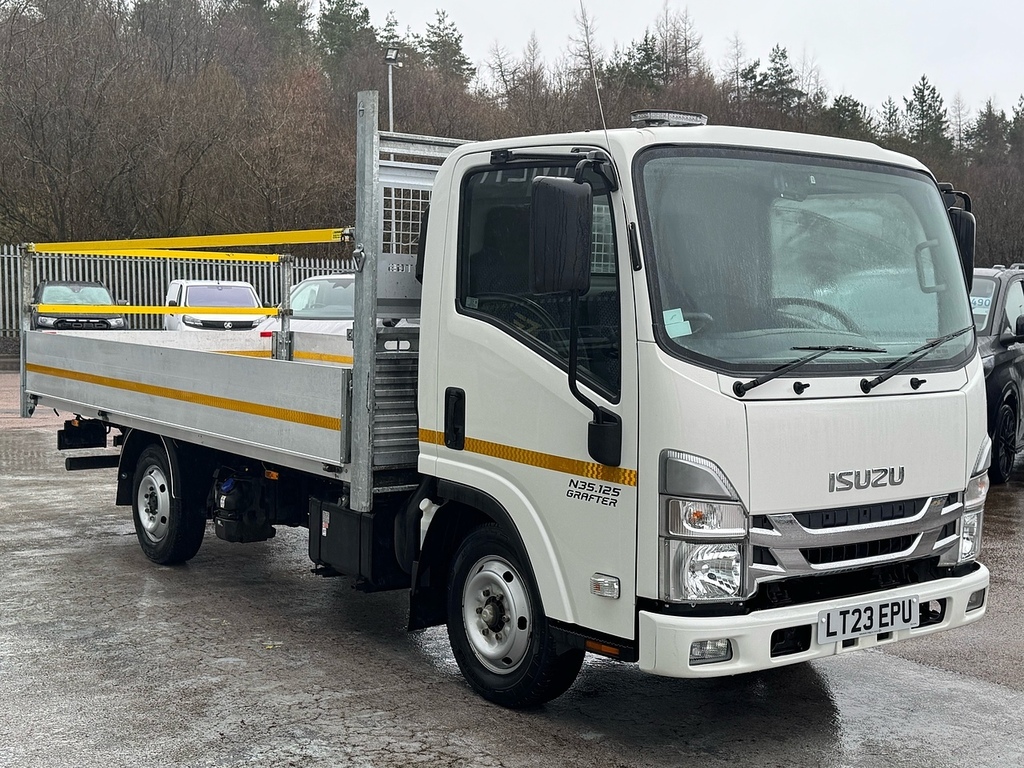 Isuzu 1.9 D N35 Lwb Dropside 120Ps 4.4M Rwd Euro 6 With LT23EPU White