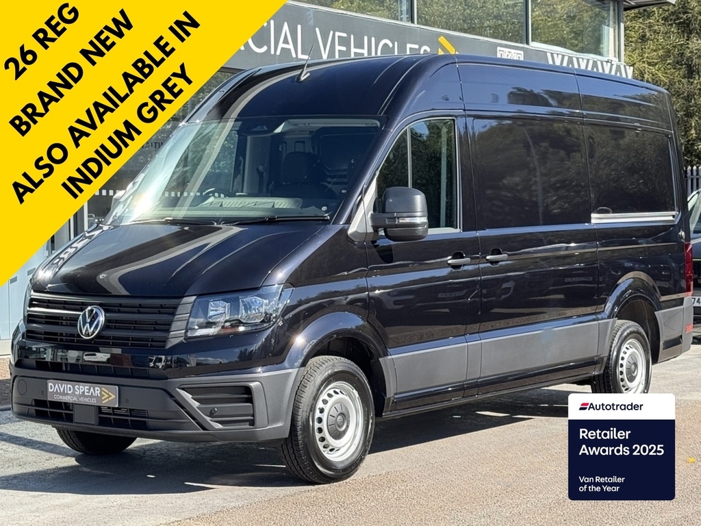 Volkswagen Crafter Tdi 140Ps Cr35 Commerce Plus L2h2 Mwb With Air Con Black
