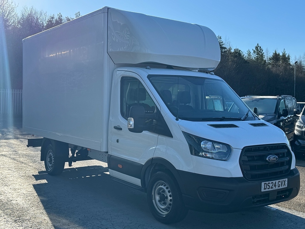 Ford Transit Custom 2.0 350 Ecoblue Leader L4 Luton 130Ps Euro 6 With DS24GVX White #2