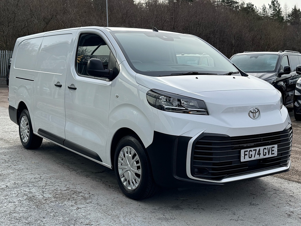 Toyota PROACE 2.0D Icon Lwb 145Ps Euro 6 With Air Con, Sat Nav FG74GVE White #3