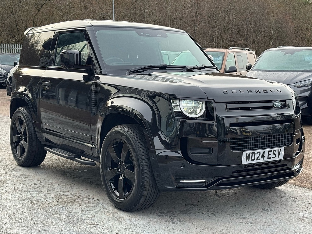 Land Rover Defender 90 3.0 250Ps D250 Hard Top With Air Con, 360 Cameras, WD24ESV Black #3