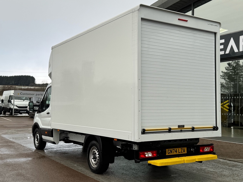 Ford Transit Custom 350 Ecoblue Leader 130Ps Luton L4 Euro 6 With Roll GN74LZA White #4