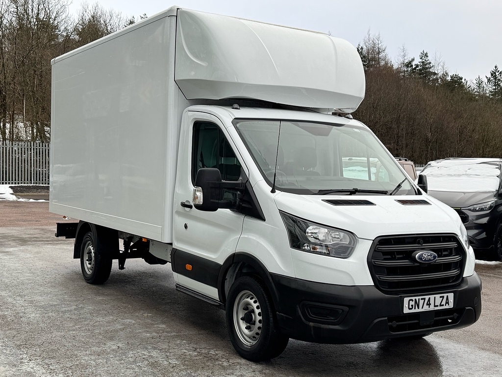 Ford Transit Custom 350 Ecoblue Leader 130Ps Luton L4 Euro 6 With Roll GN74LZA White #3