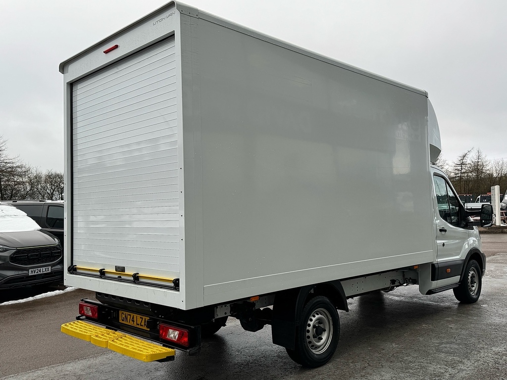 Ford Transit Custom 350 Ecoblue Leader 130Ps Luton L4 Euro 6 With Roll GN74LZA White #2