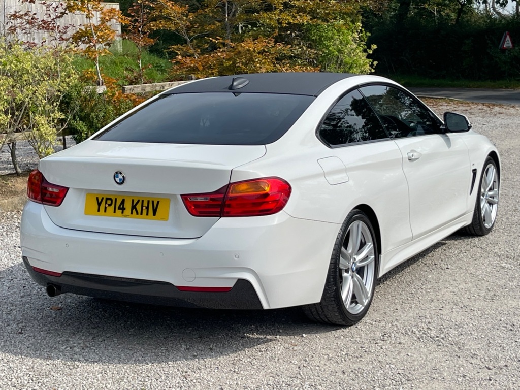 BMW 4 Series Gran Coupe 2.0 420D M Sport Coupe YP14KHV White #3