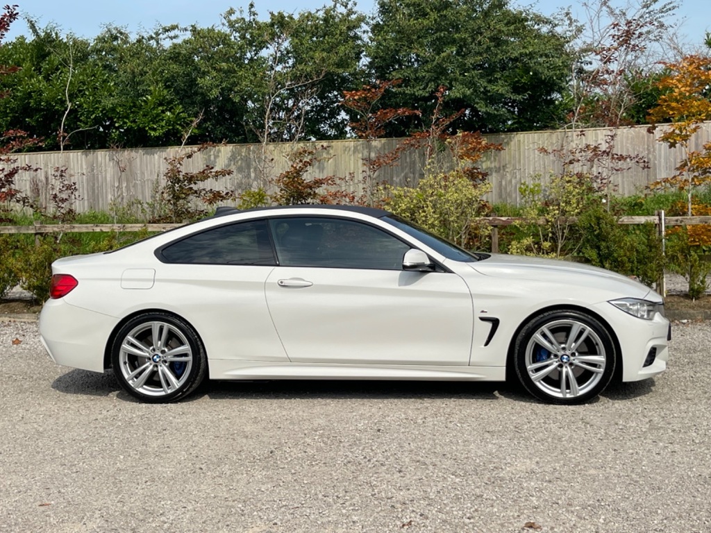 BMW 4 Series Gran Coupe 2.0 420D M Sport Coupe YP14KHV White #2
