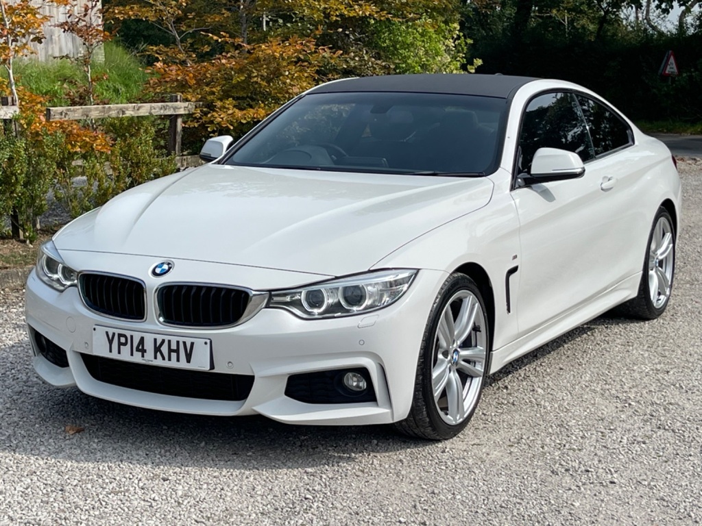 BMW 4 Series Gran Coupe 2.0 420D M Sport Coupe YP14KHV White #4