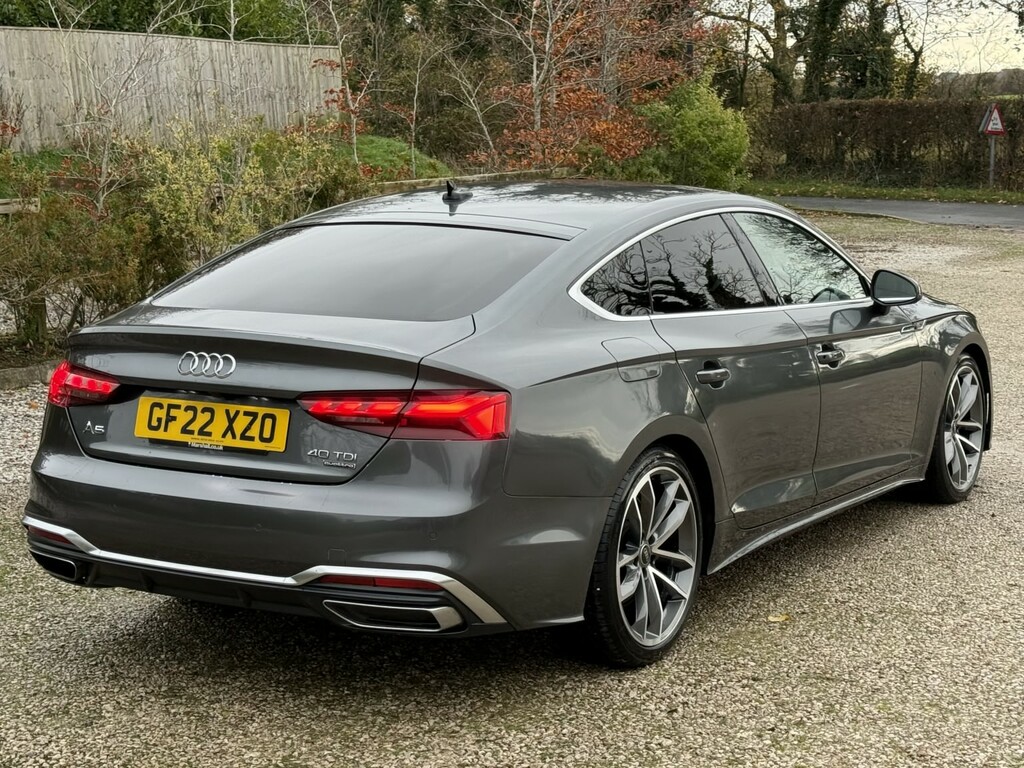 Audi A5 2.0 Tdi 40 S Line GF22XZO Grey #3