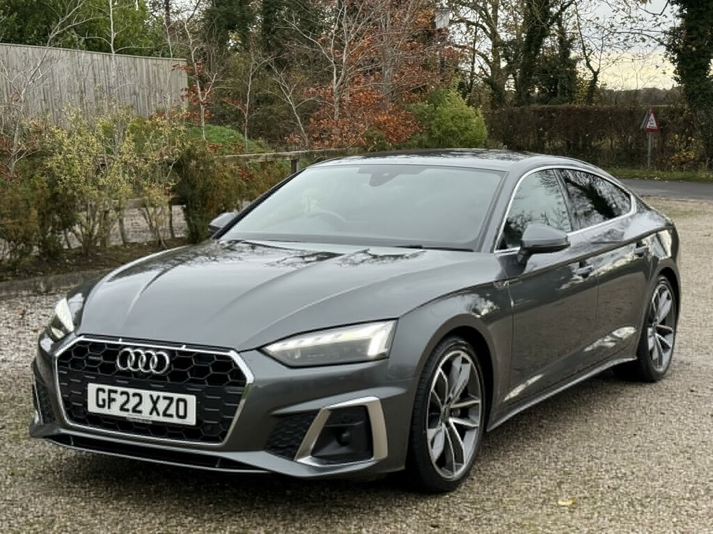 Audi A5 2.0 Tdi 40 S Line GF22XZO Grey #4