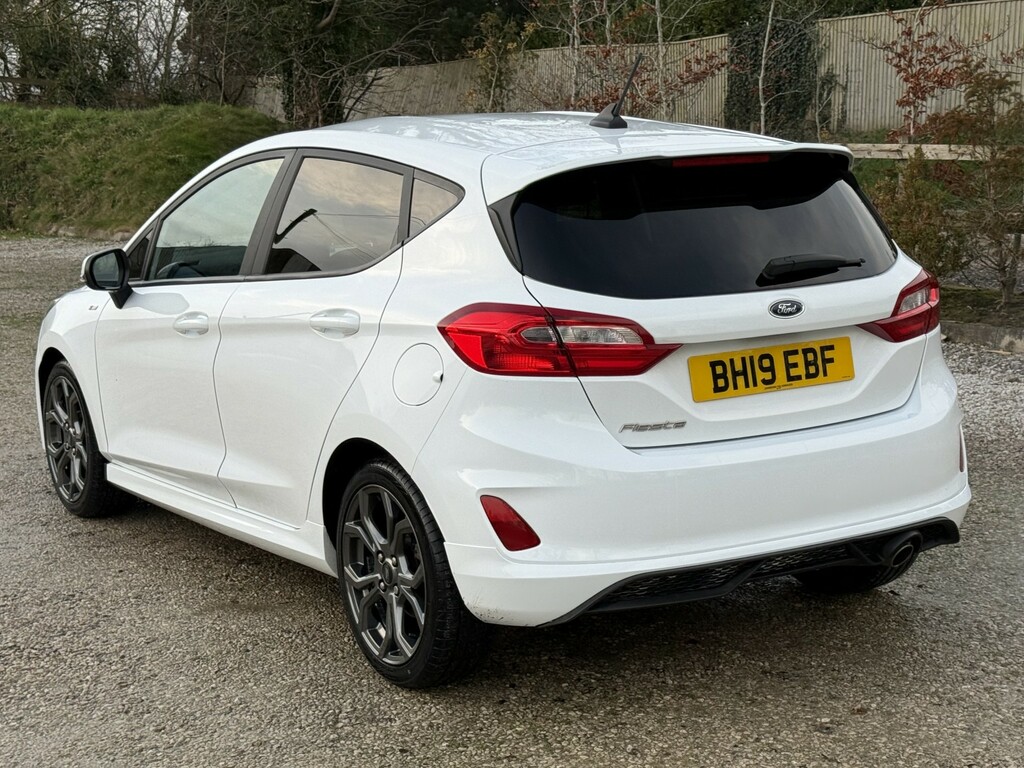 Ford Fiesta 1.0 T Ecoboost St-line BH19EBF White #6