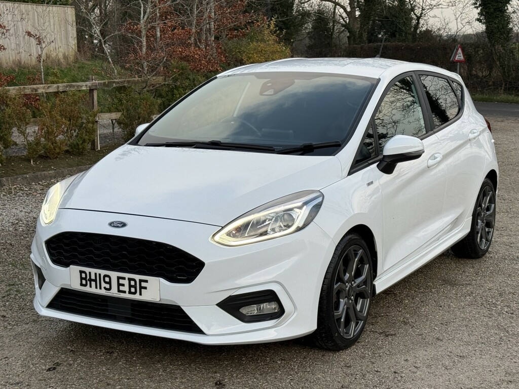 Ford Fiesta 1.0 T Ecoboost St-line BH19EBF White #4
