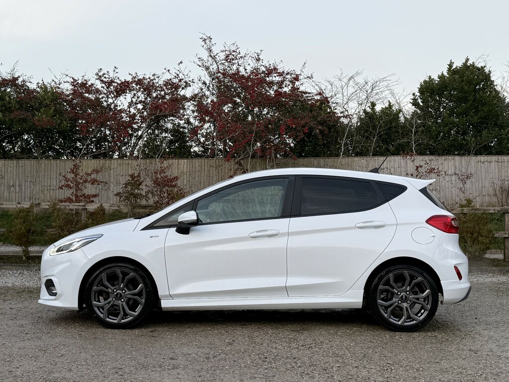 Ford Fiesta 1.0 T Ecoboost St-line BH19EBF White #5
