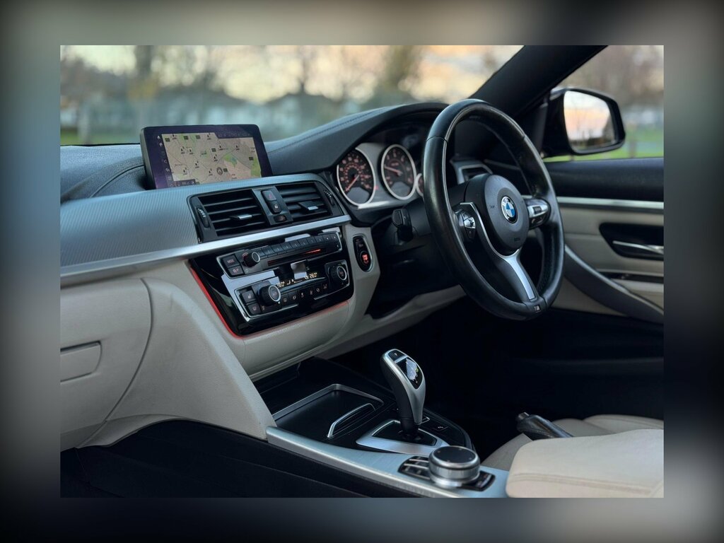 BMW 4 Series 2.0 420D M Sport Euro 6 Ss LE69LJU Black #5