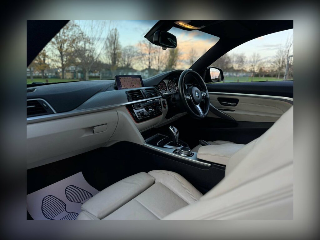 BMW 4 Series 2.0 420D M Sport Euro 6 Ss LE69LJU Black #3