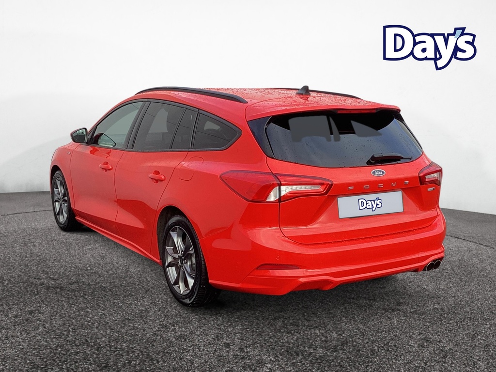 Ford Focus 1.0T Ecoboost St-line Edition Estate Ma YR71VNU Red #6