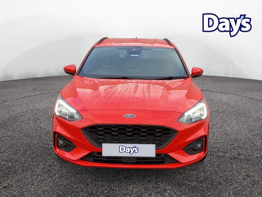 Ford Focus 1.0T Ecoboost St-line Edition Estate Ma YR71VNU Red #2