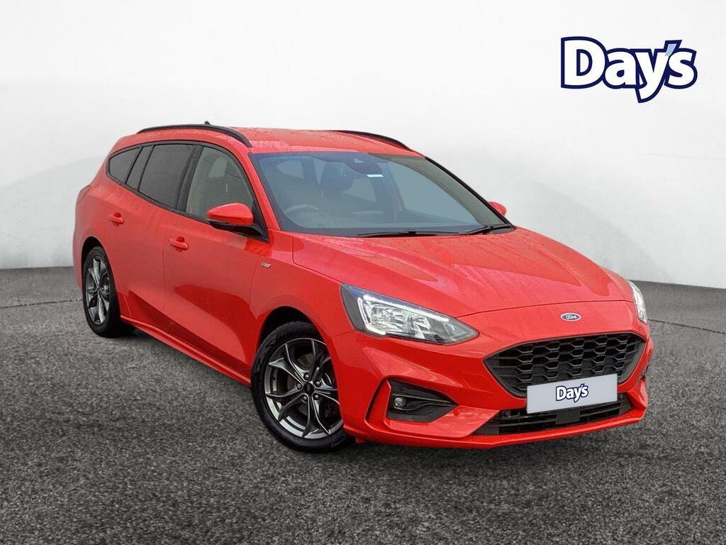 Ford Focus 1.0T Ecoboost St-line Edition Estate Ma Red