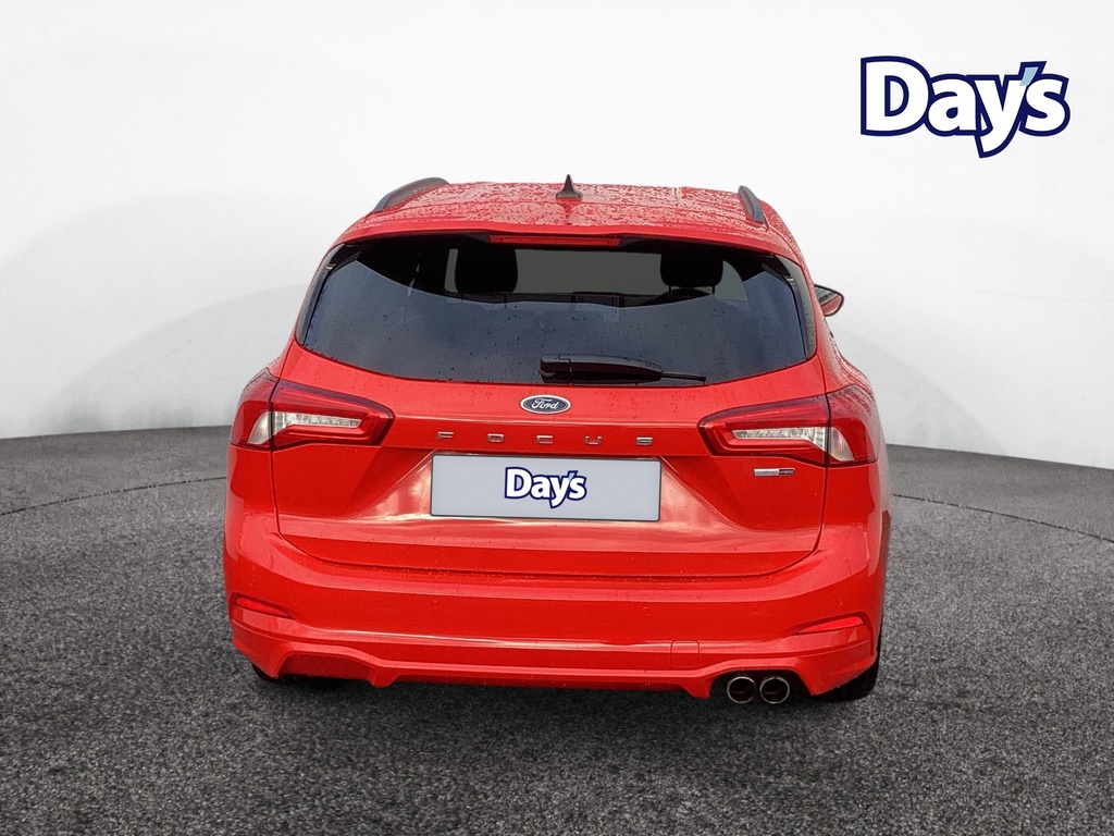 Ford Focus 1.0T Ecoboost St-line Edition Estate Ma YR71VNU Red #5