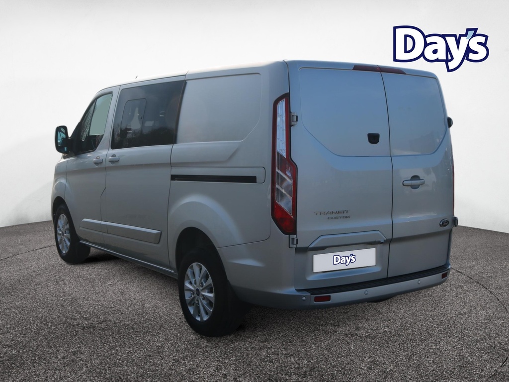 Ford Transit Custom 2.0 300 Ecoblue Limited Crew Van Double Cab Di YF23TNN Silver #5