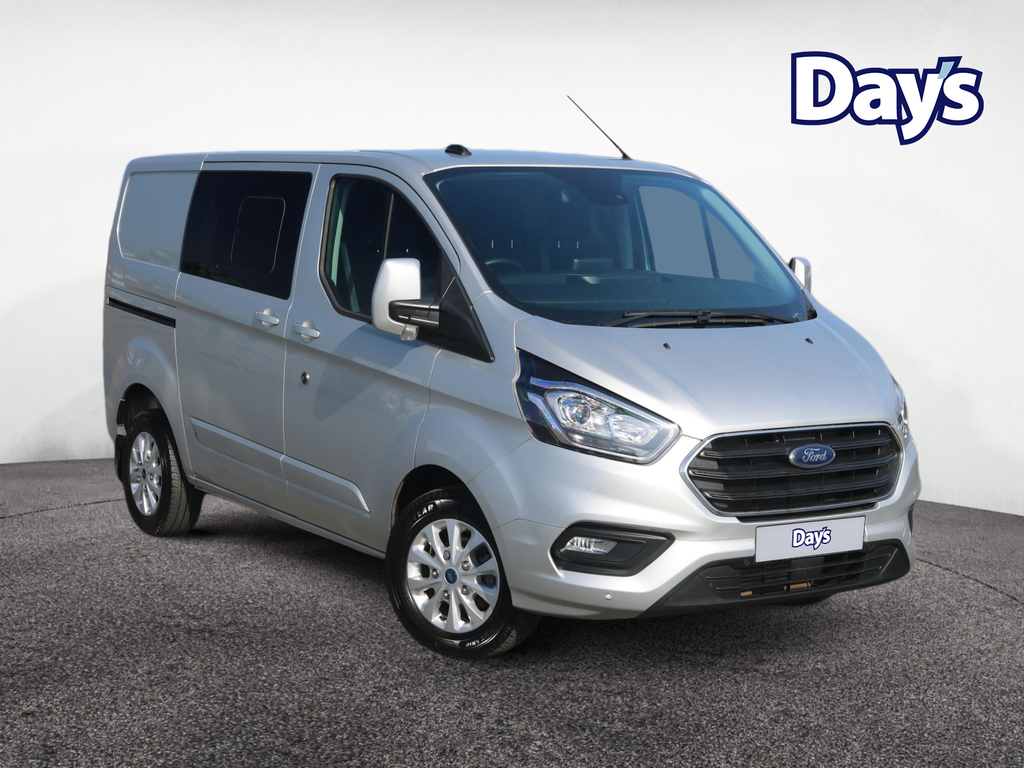 Ford Transit Custom 2.0 300 Ecoblue Limited Crew Van Double Cab Di Silver