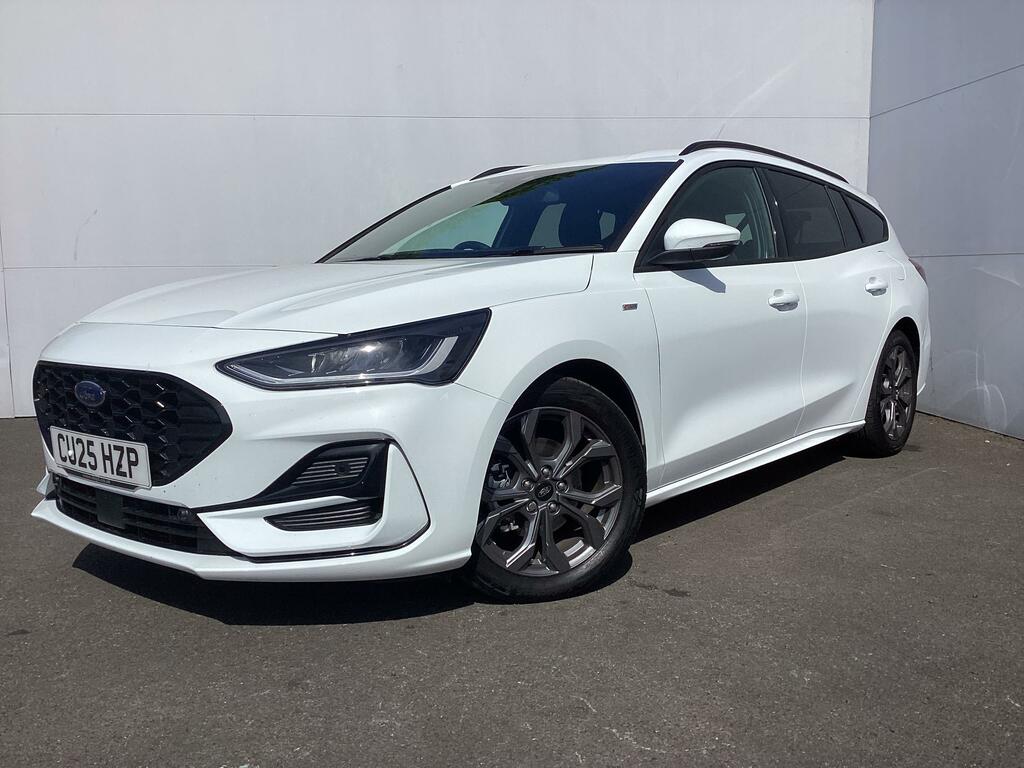 Ford Focus 1.0T Ecoboost Mhev St-line Estate Hybri CU25HZP White #2