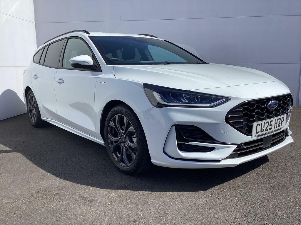 Ford Focus 1.0T Ecoboost Mhev St-line Estate Hybri CU25HZP White #3