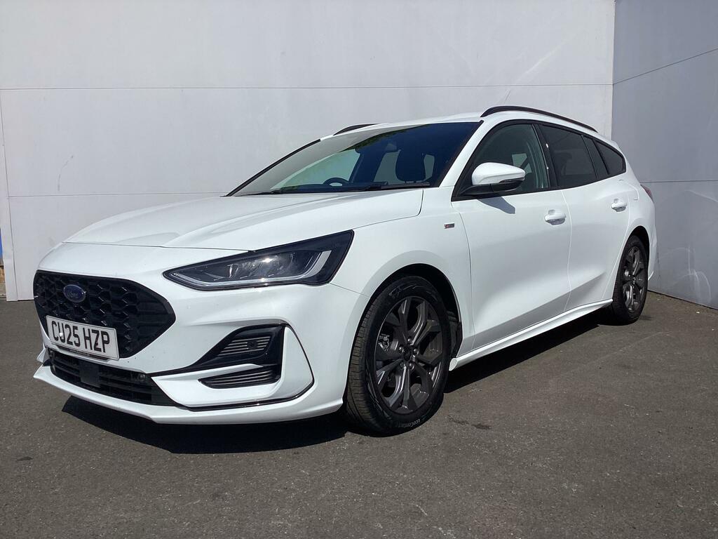 Ford Focus 1.0T Ecoboost Mhev St-line Estate Hybri CU25HZP White #5
