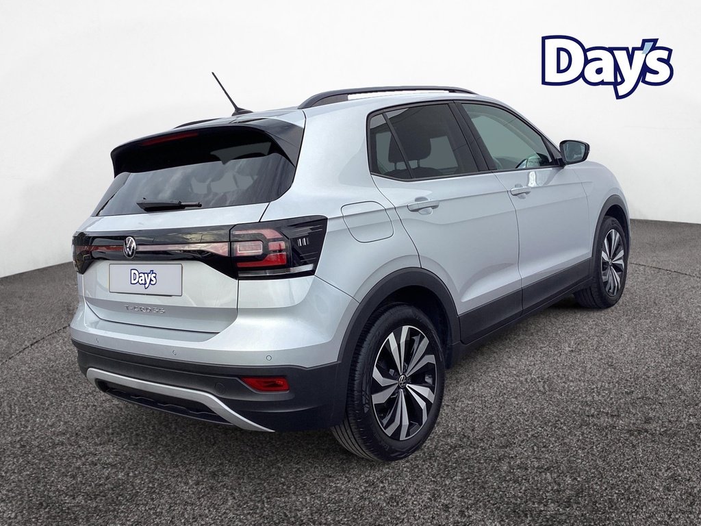Volkswagen T-Cross 1.0 Tsi Black Edition Suv Euro 6 CV23WUM Silver #6