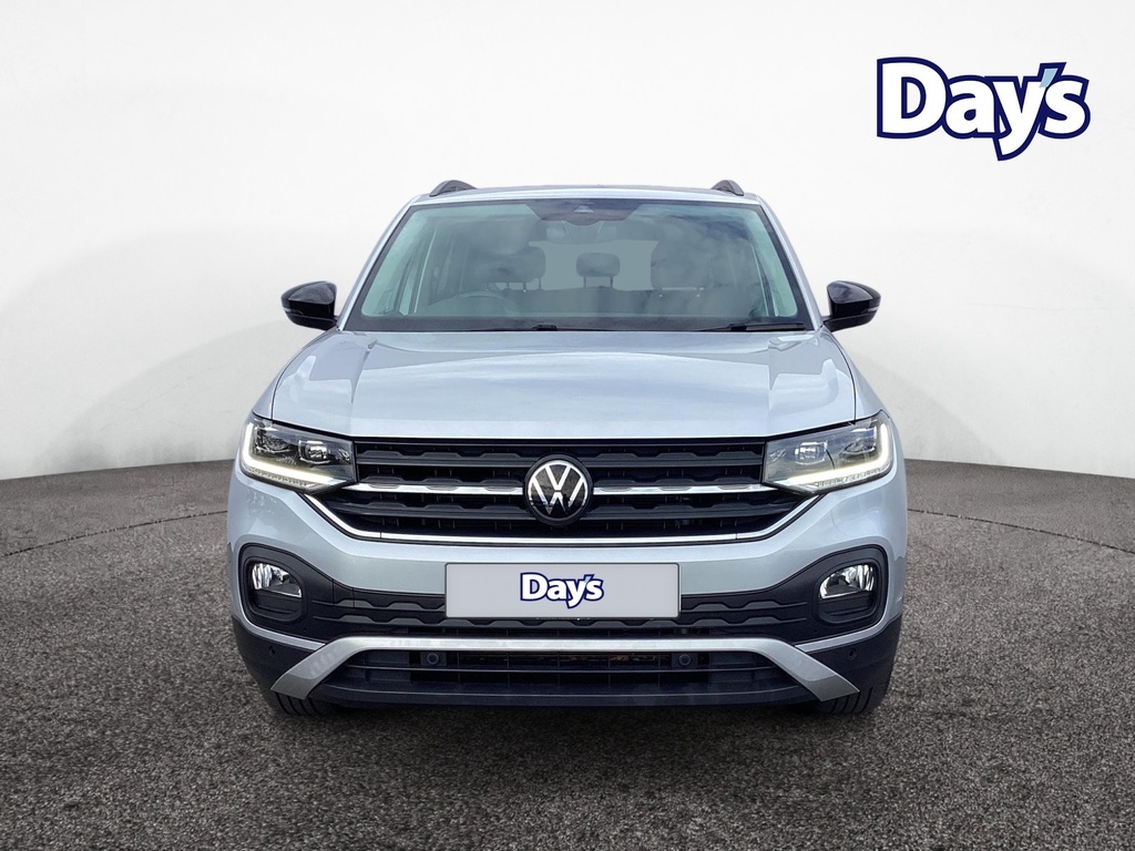 Volkswagen T-Cross 1.0 Tsi Black Edition Suv Euro 6 CV23WUM Silver #2