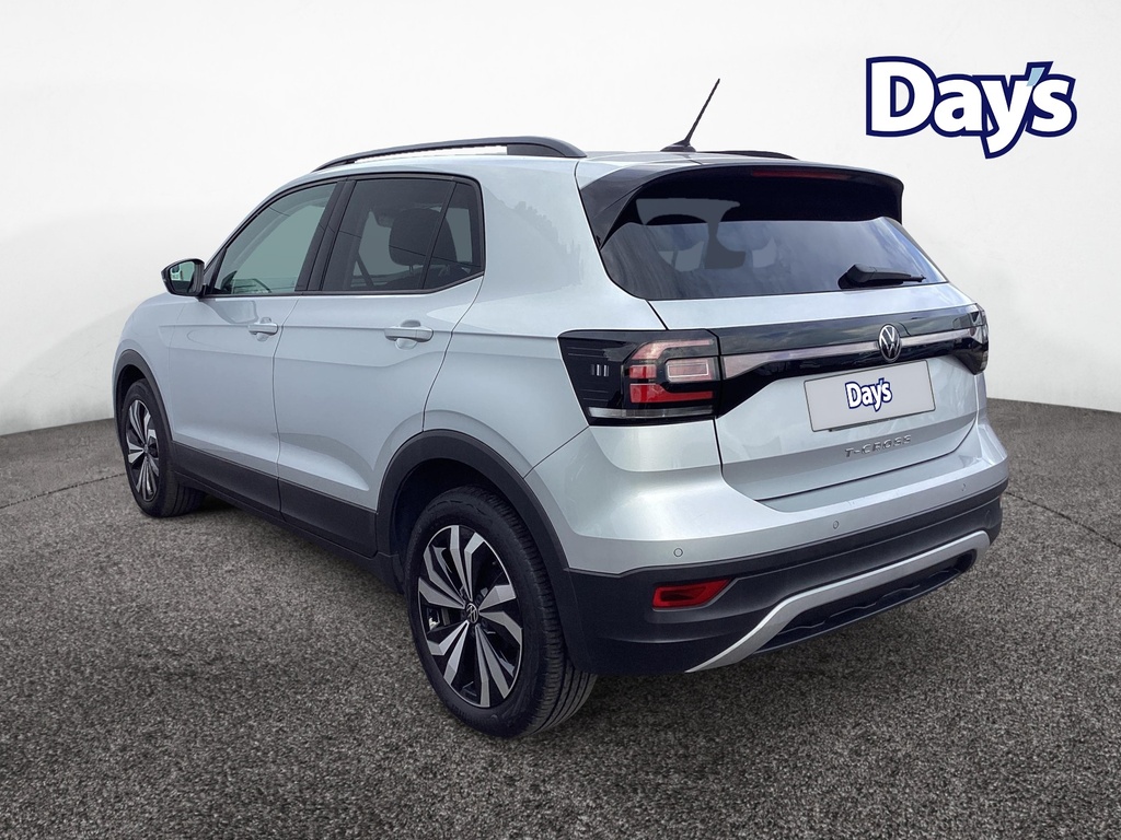 Volkswagen T-Cross 1.0 Tsi Black Edition Suv Euro 6 CV23WUM Silver #4