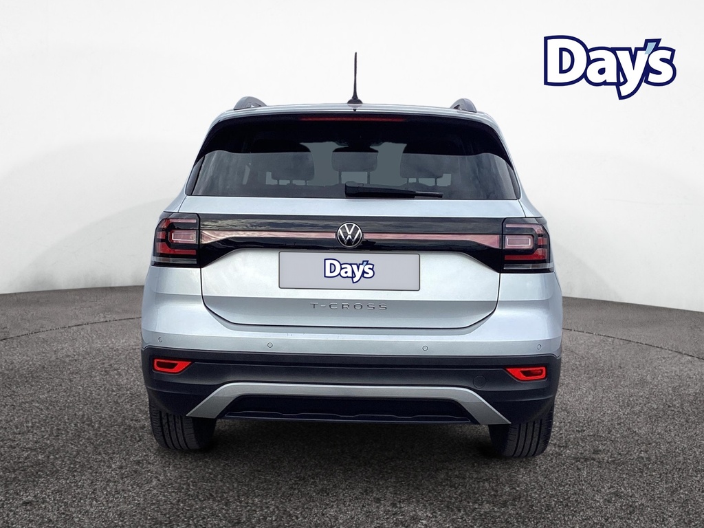 Volkswagen T-Cross 1.0 Tsi Black Edition Suv Euro 6 CV23WUM Silver #5