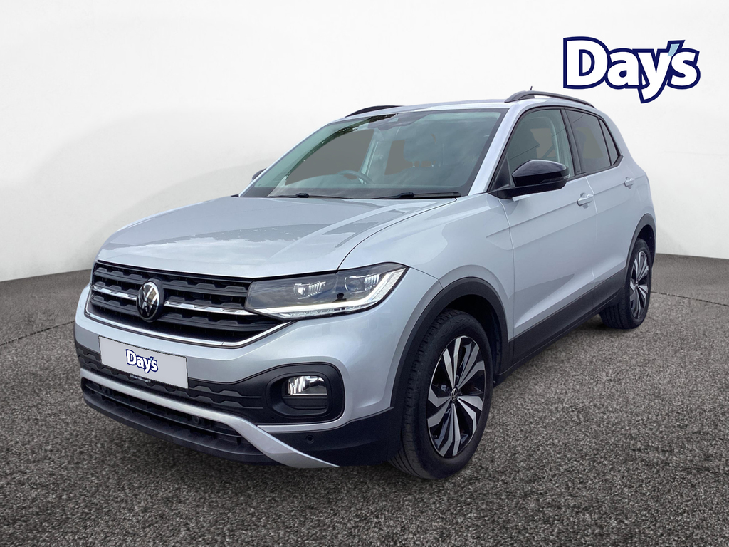 Volkswagen T-Cross 1.0 Tsi Black Edition Suv Euro 6 CV23WUM Silver #3