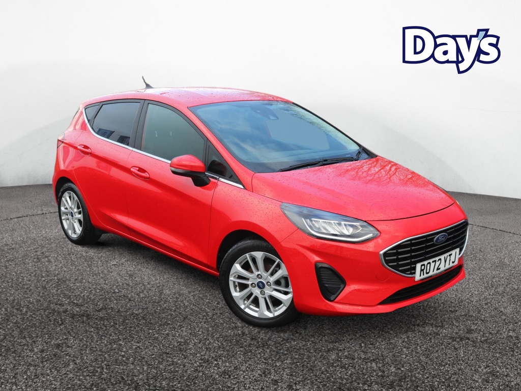 Ford Fiesta 1.0T Ecoboost Mhev Titanium Hatchback H Red