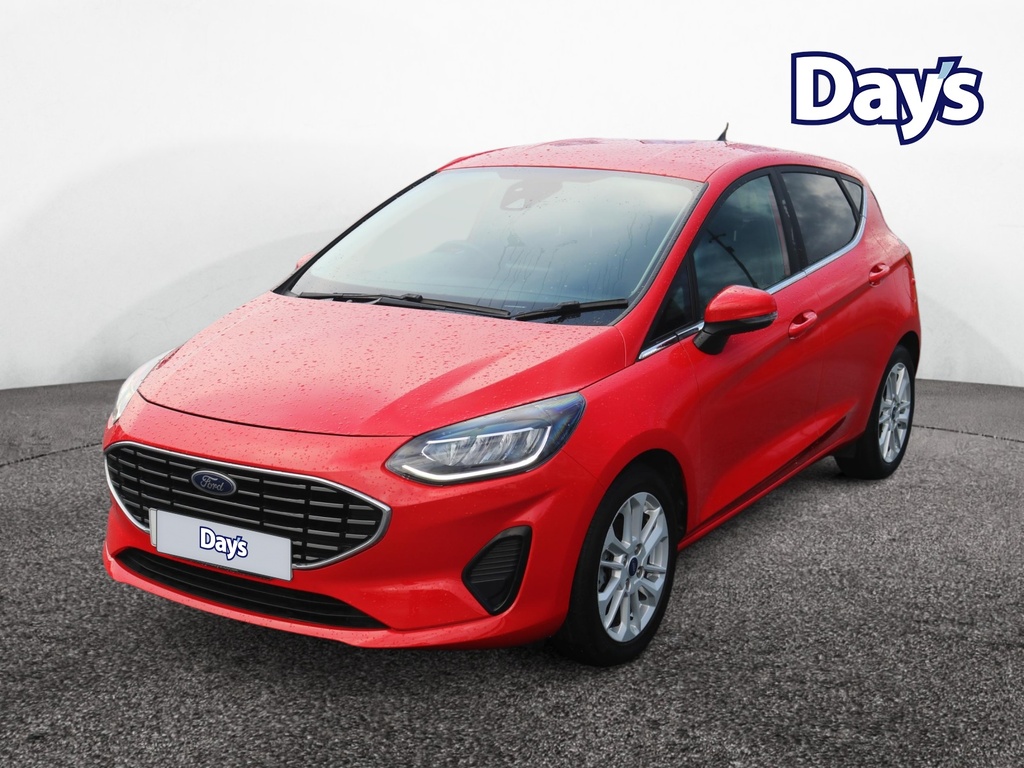 Ford Fiesta 1.0T Ecoboost Mhev Titanium Hatchback H RO72YTJ Red #3