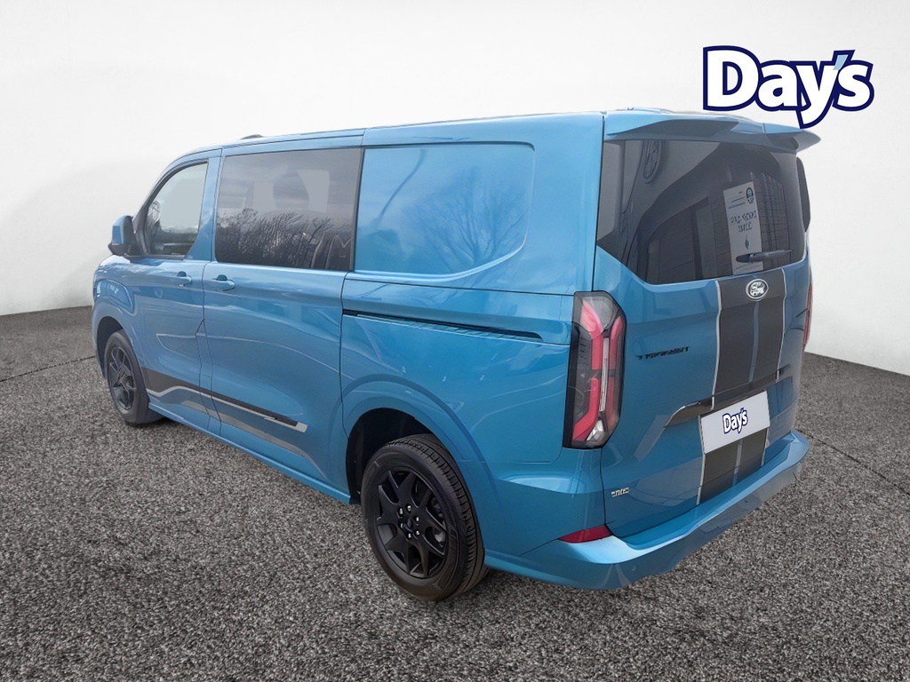 Ford Transit Custom 320 L1 Sport Double Cab In Van 2.5 Duratec 11.8Kwh CV25TJY Blue #6