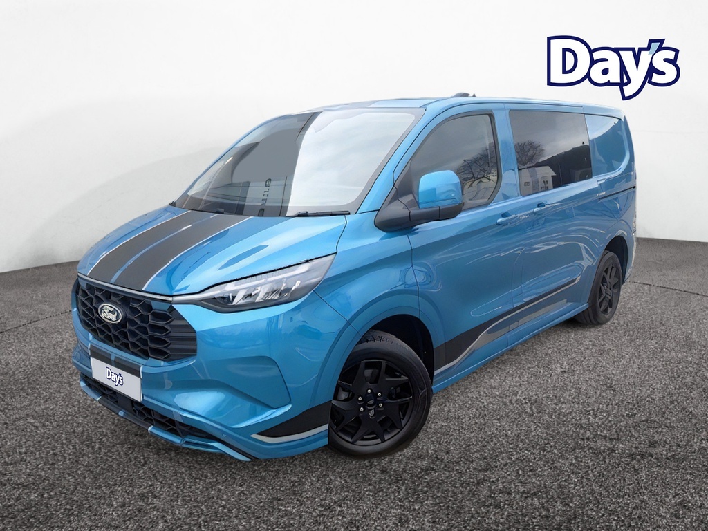 Ford Transit Custom 320 L1 Sport Double Cab In Van 2.5 Duratec 11.8Kwh Blue