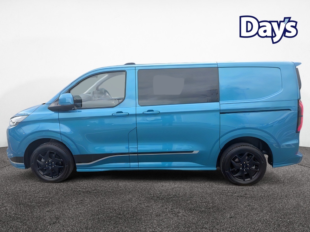 Ford Transit Custom 320 L1 Sport Double Cab In Van 2.5 Duratec 11.8Kwh CV25TJY Blue #5