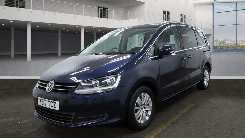 Volkswagen Sharan 2.0 Tdi Bluemotion Tech Se Nav Dsg Euro 6 Ss Blue #3