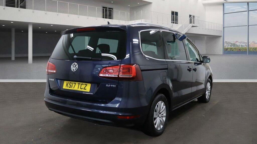 Volkswagen Sharan 2.0 Tdi Bluemotion Tech Se Nav Dsg Euro 6 Ss Blue #4