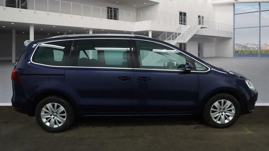 Volkswagen Sharan 2.0 Tdi Se Nav Dsg Euro 6 Ss GK67UCC Blue #6