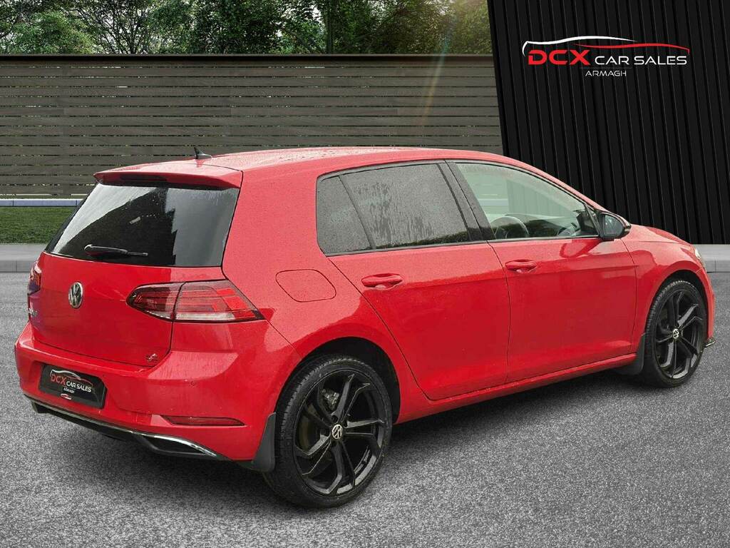 Volkswagen Golf 1.6 Tdi Match Dsg GF19CLO Red #4