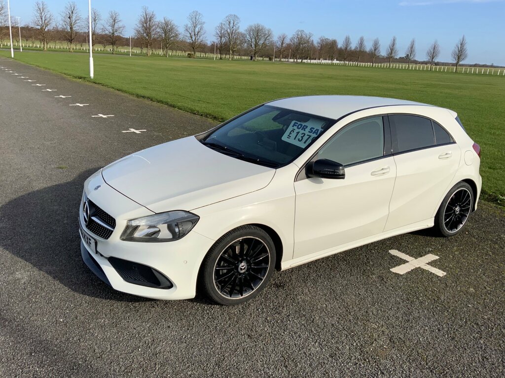 Mercedes-Benz A Class 1.5 A180d Amg Line Executive Hatchback Diese KO18KXF White #4
