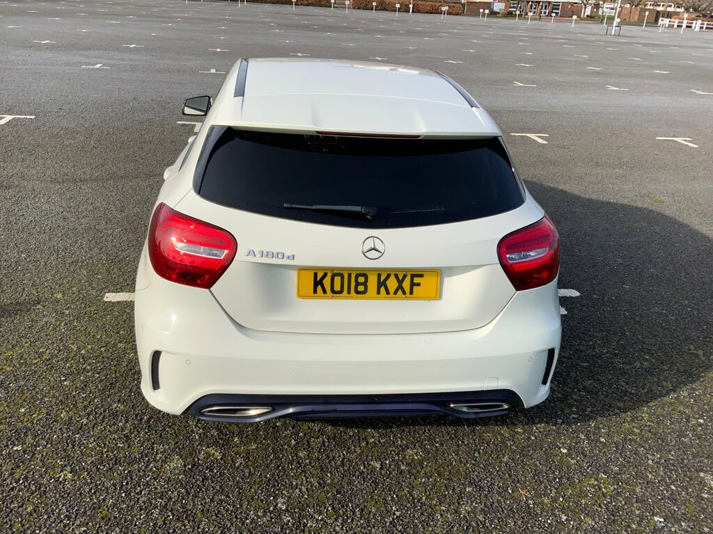 Mercedes-Benz A Class 1.5 A180d Amg Line Executive Hatchback Diese KO18KXF White #6